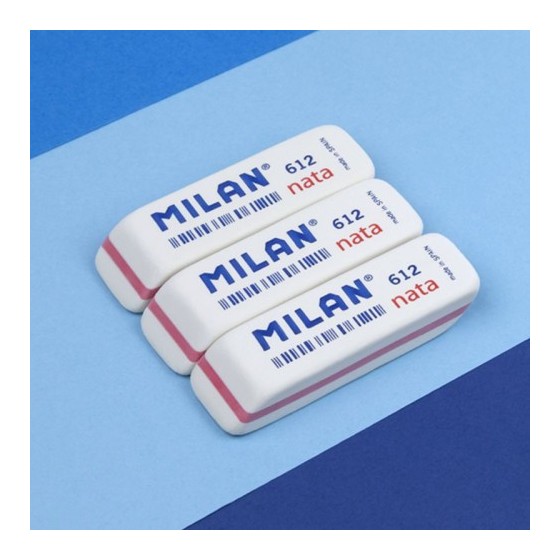 Milan CPM612 goma Plástico Blanco 12 pieza(s) (x12 unidades)
