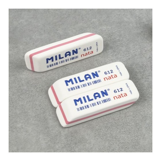 Milan CPM612 goma Plástico Blanco 12 pieza(s) (x12 unidades)