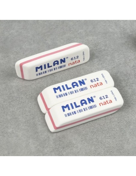 Milan CPM612 goma Plástico Blanco 12 pieza(s) (x12 unidades)