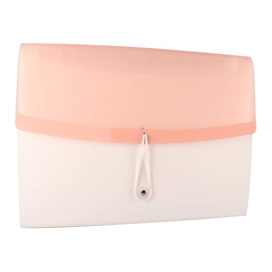 CARPETA ACORDEÓN DISEÑO CON 13 COMPARTIMENTOS COLOR DREAM ROSA TARIFOLD 511323