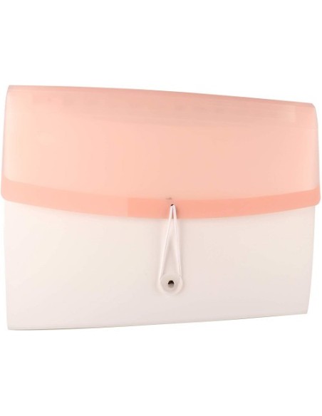 CARPETA ACORDEÓN DISEÑO CON 13 COMPARTIMENTOS COLOR DREAM ROSA TARIFOLD 511323