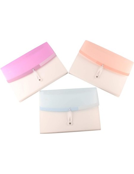 CARPETA ACORDEÓN DISEÑO CON 13 COMPARTIMENTOS COLOR DREAM ROSA TARIFOLD 511323