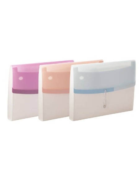 CARPETA ACORDEÓN DISEÑO CON 13 COMPARTIMENTOS COLOR DREAM ROSA TARIFOLD 511323