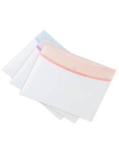 PACK 6 SOBRES PP DISEÑO COLOR DREAM A4 SURTIDO TARIFOLD 510239
