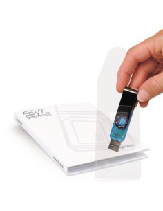 PACK DE 10 FUNDAS ADHESIVAS PARA USB 2,5 X 90 MM + CARPETA DE ORGANIZACIÓN 3L 10250