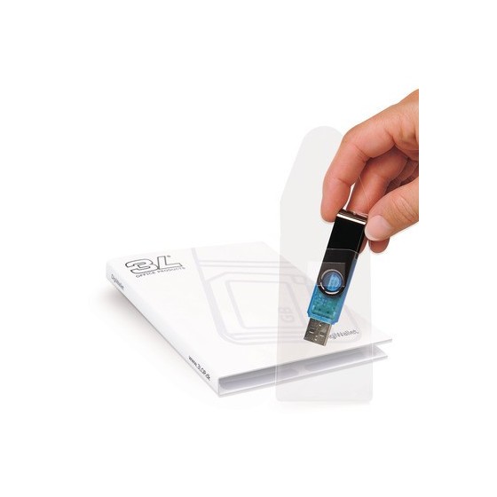 PACK DE 10 FUNDAS ADHESIVAS PARA USB 2,5 X 90 MM + CARPETA DE ORGANIZACIÓN 3L 10250