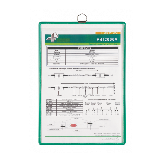 PACK DE 5 FUNDAS A4 COLGANTES CON ANILLA COLOR SURTIDO TARIFOLD 154509