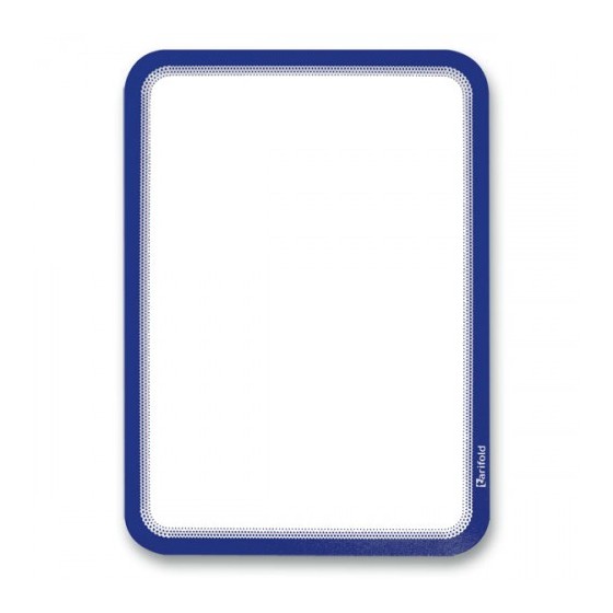 PACK DE 2 MARCO ADHESIVO MAGNETO A4 CON CIERRE MAGNÉTICO AZUL TARIFOLD 194951