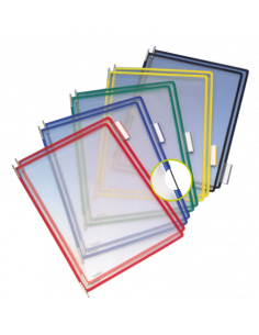 PACK DE 10 FUNDAS CON PIVOTES A4 VERTICAL COLOR SURTIDO TARIFOLD 114009