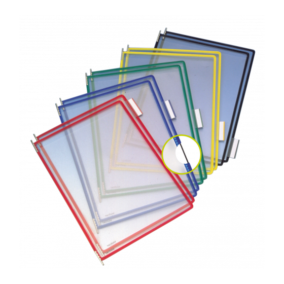 PACK DE 10 FUNDAS CON PIVOTES A4 VERTICAL COLOR SURTIDO TARIFOLD 114009
