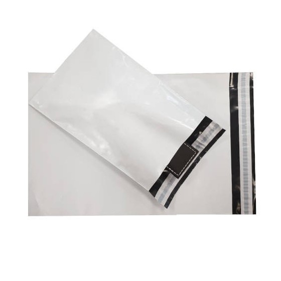 CAJA DE 500  BOLSAS E-COMERCE OPACAS 70% LDPE RECICLADO 250X350+40 MM BC25035060SIN