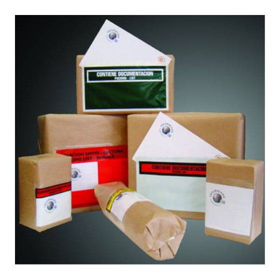 CAJA DE 500 SOBRES PACKING LIST A4/C4-310X230 MM TRANSPARENTE TLA4P F