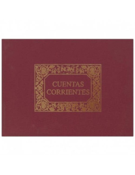 LIBRO 1/4 APAISADO CUENTAS CORRIENTES NUMERADO 100 HOJAS (64069/A) INGRAF 350207