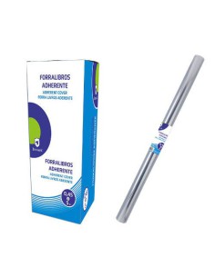 FORRALIBROS ADHERENTE PVC 5M X 45 CM. TRANSPARENTE BISMARK 315626 (x60 unidades)