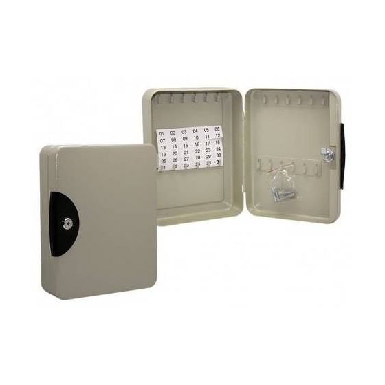 CAJA GUARDALLAVES METALICA 54 LLAVES EN COLOR GRIS BISMARK 319902