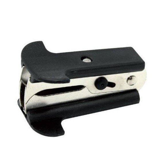 EXTRAEGRAPAS PINZA CON CIERRE SEGURIDAD COLORES SURTIDOS (NEGRO/AZUL) BISMARK 310825 (x12 unidades)