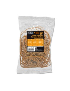 BOLSA 100 GR. GOMAS ELASTICAS Nº 20 DE 20 CM. LARGO OFFICE CLUB 320516