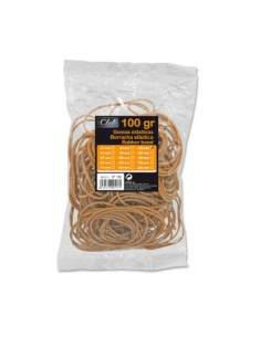 BOLSA 100 GR. GOMAS ELASTICAS Nº 15 DE 15 CM. LARGO OFFICE CLUB 320513