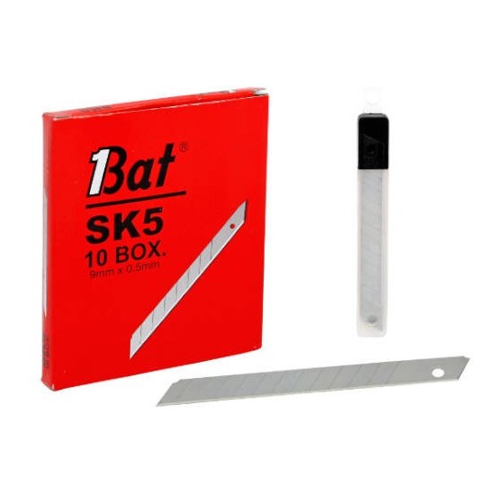 BLISTER 10 CUCHILLAS ESTRECHAS DE 9 MM. ALTA CALIDAD BISMARK 319183