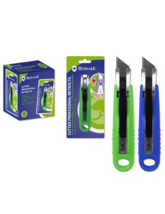 CÚTER PROFESIONAL CON HOJA RETRACTIL AUTOMATICA BISMARK 326994 (CÚTTER)