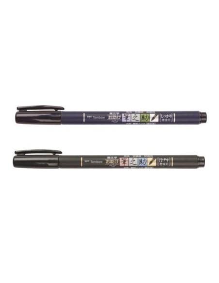 BLISTER 2 ROTULADORES BASE AGUA PUNTA DURA + BLANDA (WS-BS + WS-BH) TOMBOW WS-BHS-2P