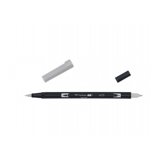 ROTULADOR DOBLE PUNTA PINCEL COOL GRAY 3 COLOR GRIS TOMBOW ABT-N75