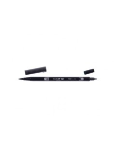 ROTULADOR DOBLE PUNTA PINCEL COOL GRAY 12 COLOR GRIS TOMBOW ABT-N35 (x6 unidades)