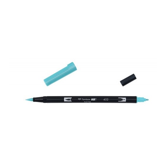 ROTULADOR DOBLE PUNTA PINCEL COLOR PROCESS BLUE TOMBOW ABT-452