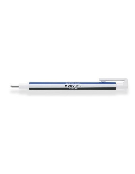 BORRADOR DE PRECISIÓN PUNTA REDONDA 2,3 MM. CUERPO BLANCO/AZUL/NEGRO TOMBOW EH-KUR (x5 unidades)