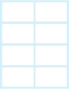 PAQUETE 10 HOJAS ETIQUETAS BLANCAS EN SOBRE-58X36 MM TICO E-5836