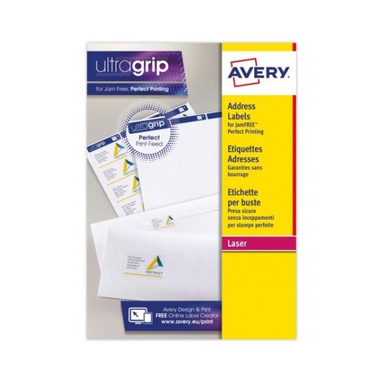 Avery L7159-15 etiqueta para dirección Blanco Etiqueta autoadhesiva