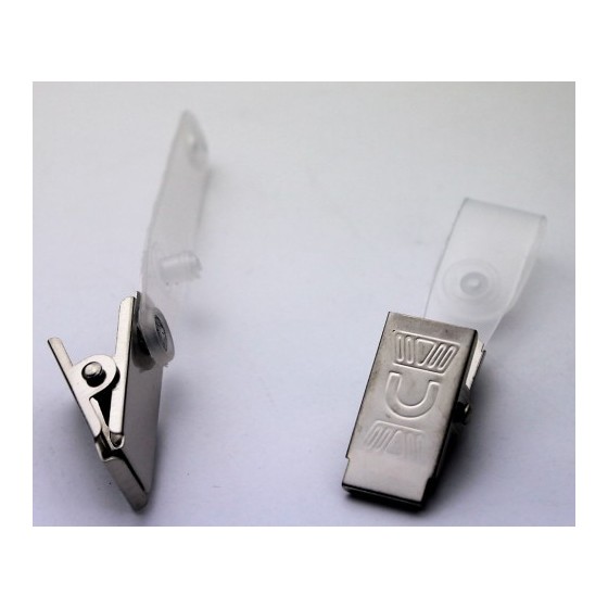 CAJA 200 PINZAS METALICAS CON TIRA PARA IDENTIFICADOR IBERPLAS 1072200