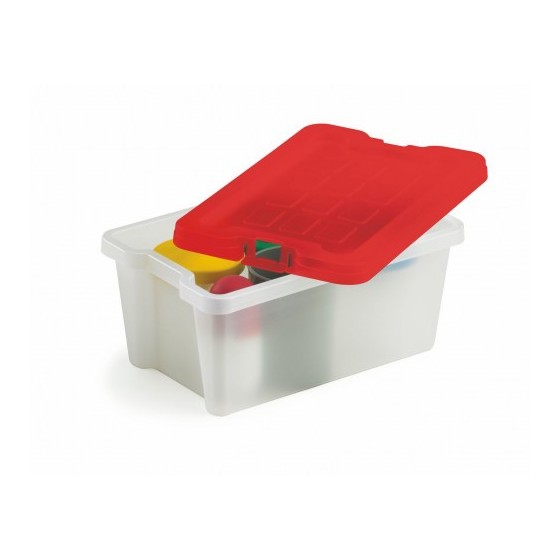 CAJA MULTIUSO POLIPROPILENO FORMATO 4 LITROS 280X180X120 MM. PEQUEÑA FAIBO 882
