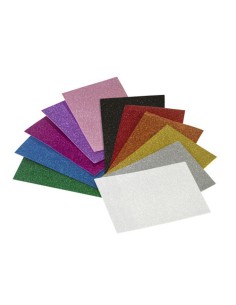 LAMINA EVA 40X60 CM. PURPURINA FUCSIA FAIBO 1659-12 (x3 unidades)