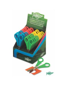 FAIBO TE13E tijera de escritorio y manualidades Tijeras de oficina Corte recto Azul, Verde, Rojo, Amarillo