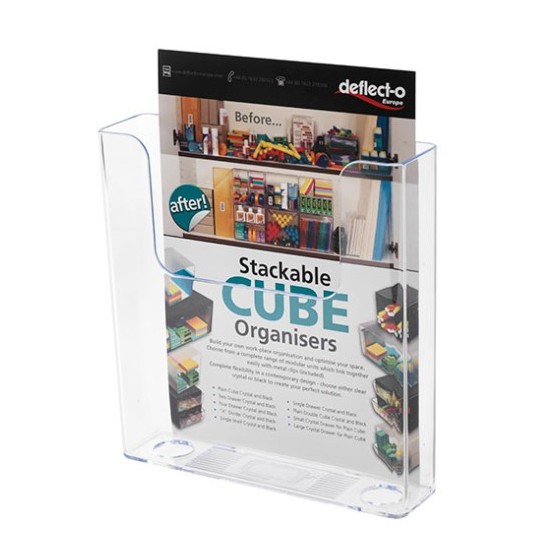 Deflecto 76301 estantería para libros 1 estanterías Transparente