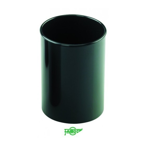 CUBILETE DE PLASTICO 78 MM. DIAMETRO X 100 MM. ALTO OPACO NEGRO FAIBO 205-02 (x10 unidades)