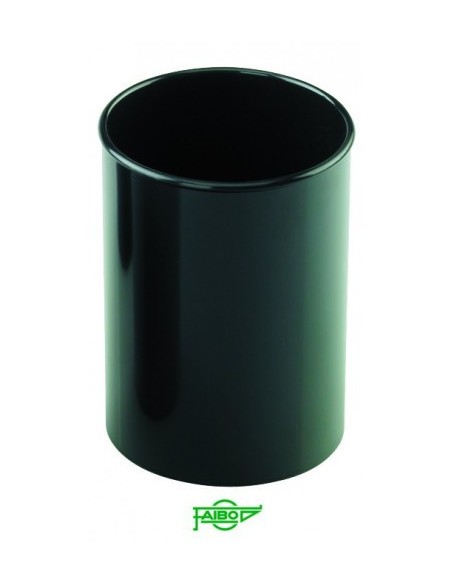 CUBILETE DE PLASTICO 78 MM. DIAMETRO X 100 MM. ALTO OPACO NEGRO FAIBO 205-02 (x10 unidades)