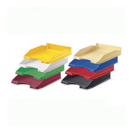BANDEJA APILABLE DE PLASTICO 350X250X65 MM. COLOR GRIS FAIBO 93-08 (x10 unidades)