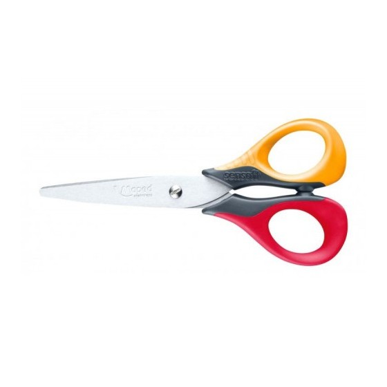 TIJERAS SENSOFT 13 CM. CON CUCHILLAS DE ACERO COLORES SURTIDOS MAPED 169300