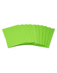 BOLSA DE 10 LAMINAS GOMA EVA 40X60 CM. EN COLOR VERDE FAIBO 1655-10-34
