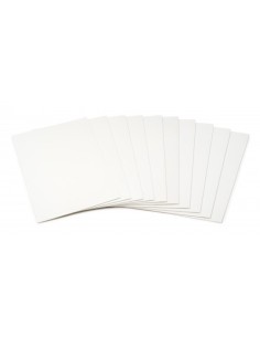 BOLSA DE 10 LAMINAS GOMA EVA 40X60 CM. EN COLOR BLANCO FAIBO 1655-10-01