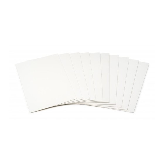 BOLSA DE 10 LAMINAS GOMA EVA 40X60 CM. EN COLOR BLANCO FAIBO 1655-10-01