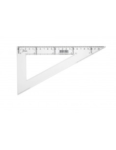 CARTABON TRANSPARENTE EN PLASTICO INYECTADO GRADUADO Y BISELADO 25 CM. FAIBO 41325