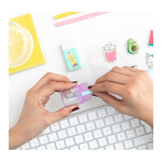 KIT DE ESTUCHE TRANSPARENTE PVC "PARA APUNTES QUE MOLAN" MR.WONDERFUL WOA09499ES
