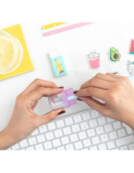 KIT DE ESTUCHE TRANSPARENTE PVC "PARA APUNTES QUE MOLAN" MR.WONDERFUL WOA09499ES