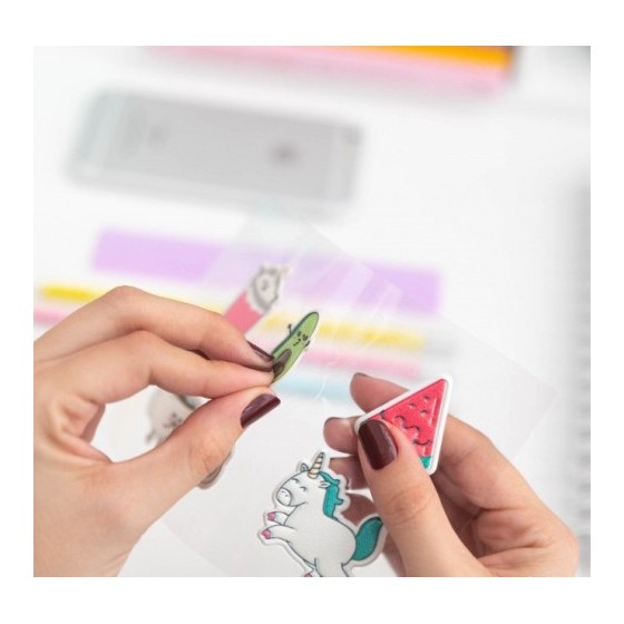 KIT DE ESTUCHE TRANSPARENTE PVC "PARA APUNTES QUE MOLAN" MR.WONDERFUL WOA09499ES