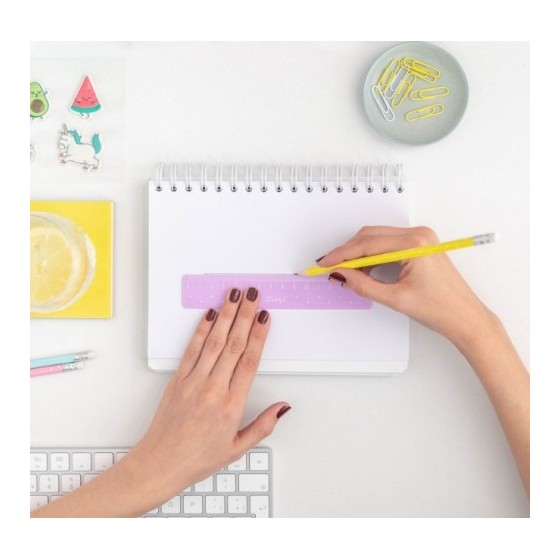 KIT DE ESTUCHE TRANSPARENTE PVC "PARA APUNTES QUE MOLAN" MR.WONDERFUL WOA09499ES