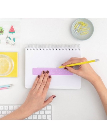 KIT DE ESTUCHE TRANSPARENTE PVC "PARA APUNTES QUE MOLAN" MR.WONDERFUL WOA09499ES