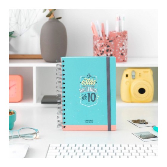 PLANIFICADOR ATEMPORAL PARA PROFES DOBLE ESPIRAL "LO ESTAS HACIENDO DE 10" MR.WONDERFUL WOA09660ES
